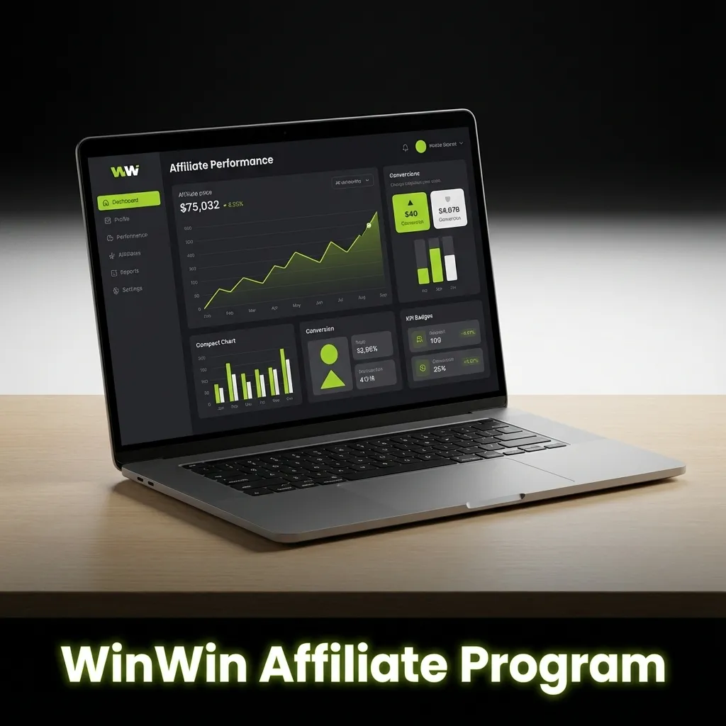 WinWin Affiliate Program banner promoting revenue share for Bangladeshi website owners, tipsters, and influencers