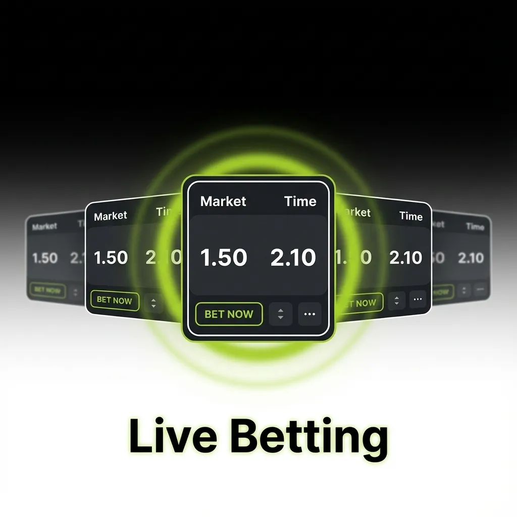 WinWin live betting interface showing real-time odds, live stats, and cashout options for multiple sports events